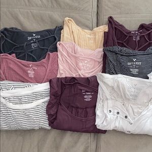 American Eagle Soft And Sexy Shirt Bundle!!!